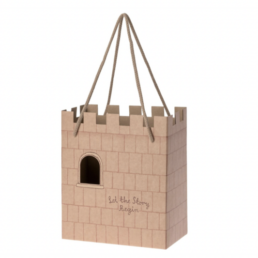 Maileg Castle Gift Bag, Rose (6810875789377)