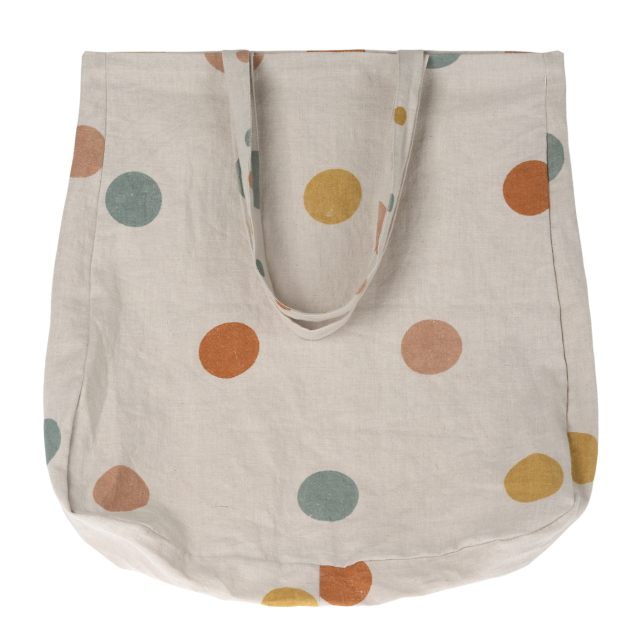 Maileg Tote Bag, Large Multi Dots (6901317206081)
