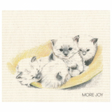 100% Biodegradable Dishcloth, Kittens (6885514084417)