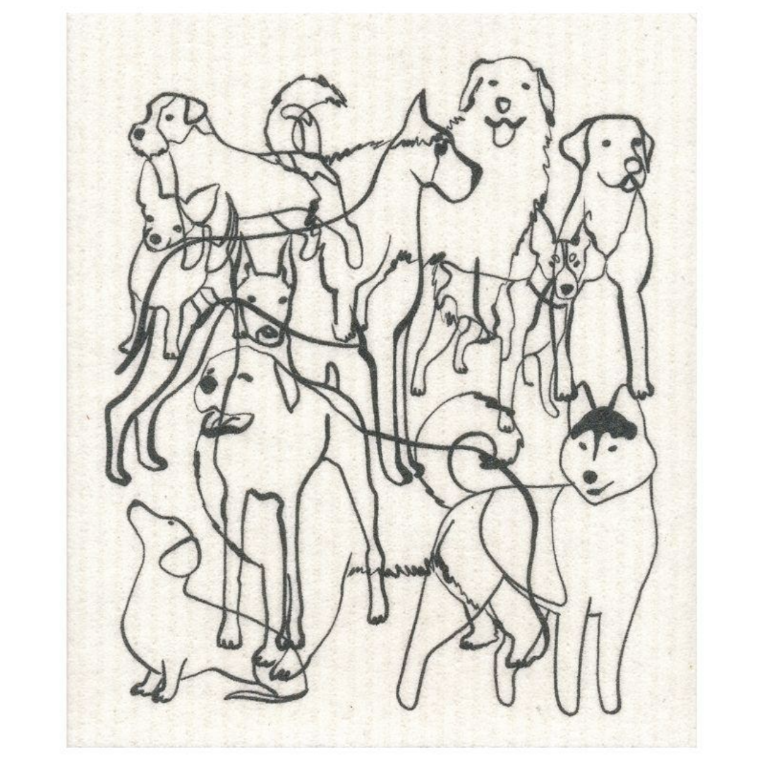 100% Biodegradable Dishcloth, Dog Show (6885509791809)