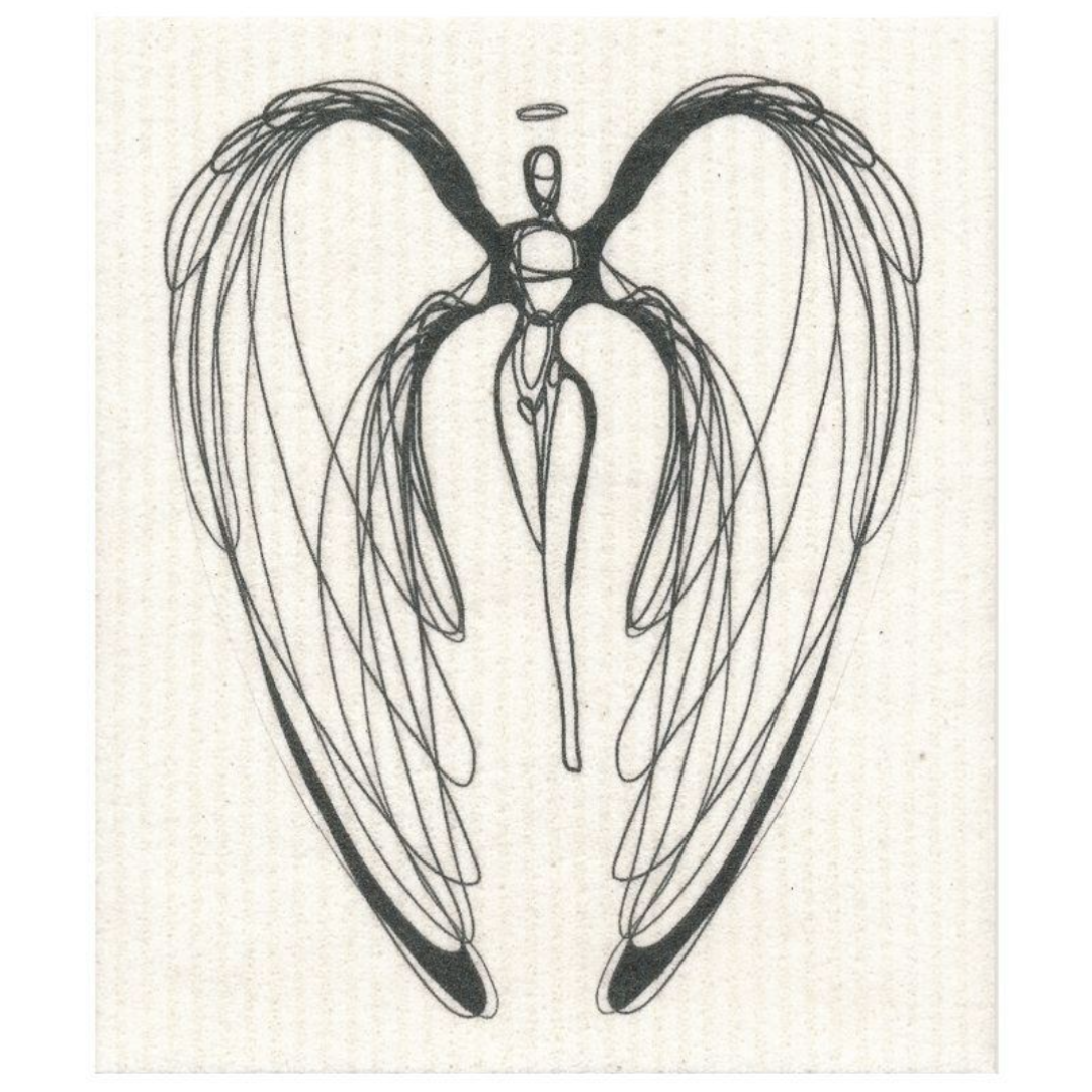 100% Biodegradable Dishcloth, Angel (6887931805761)