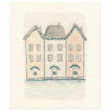 100% Biodegradable Dishcloth, Christmas Village (6885536432193)