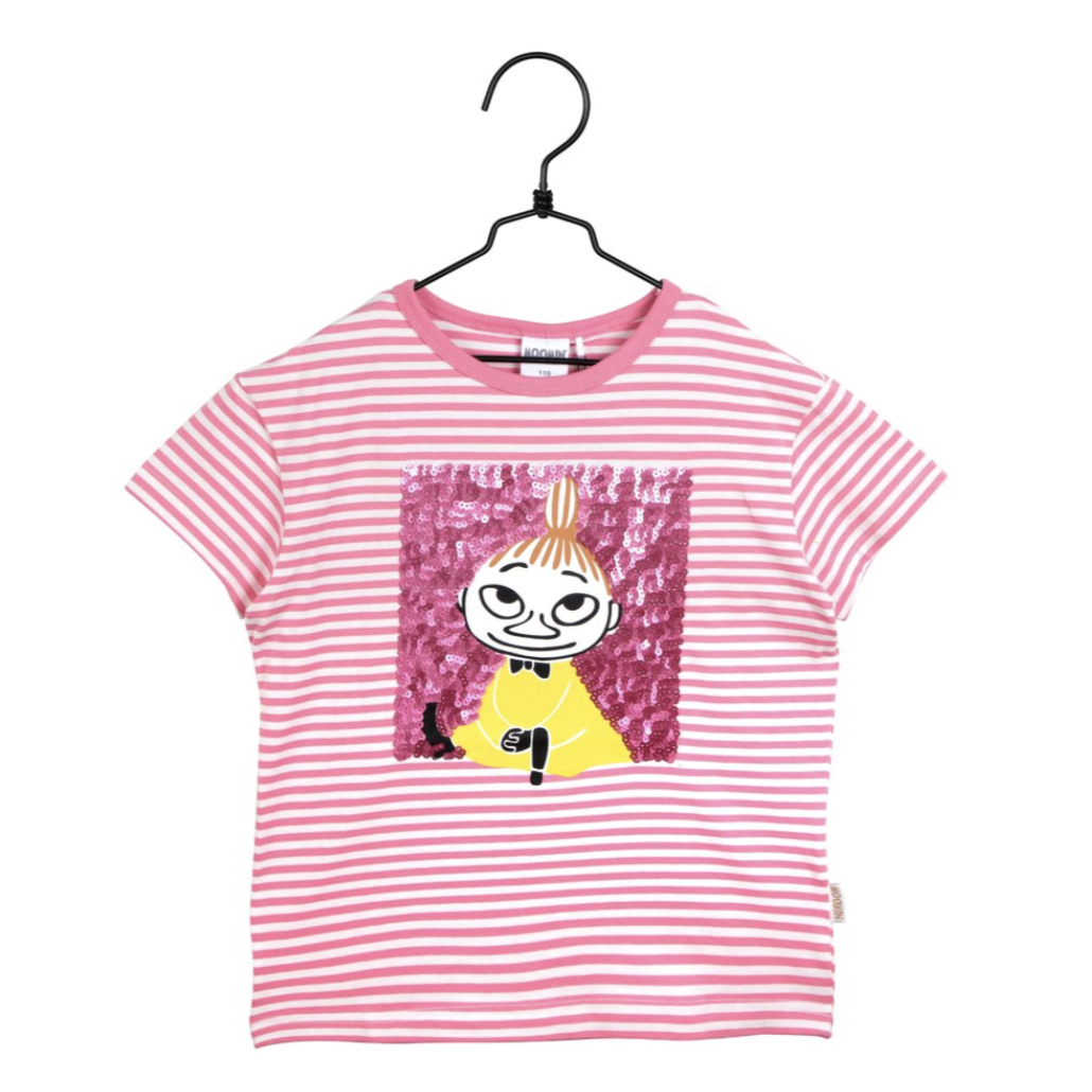 Moomin Kids T-shirt, Little My Pink (6895619670081)