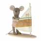 Maileg Beach Mouse, Surfer Little Sister (6900013367361)