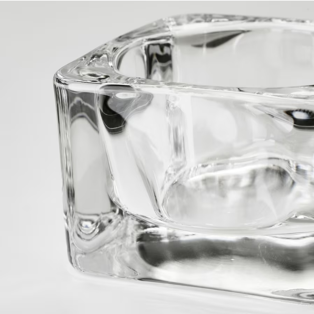 Glasig Tea Light Holder, Clear Glass (8918719889695)