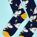 Moomintroll Mens Socks, Navy (6633844768833)