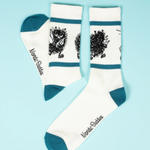 Stinky Retro Tennis Mens Socks, White (6633406693441)