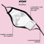 Moominmamma Facemask Adult, Peach (6808064163905)