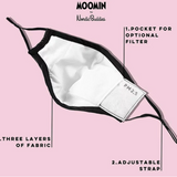 Moominmamma Facemask Adult, Peach (6808064163905)