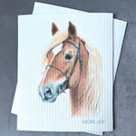 100% Biodegradable Dishcloth, Horse (6885513953345)