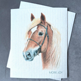 100% Biodegradable Dishcloth, Horse (6885513953345)