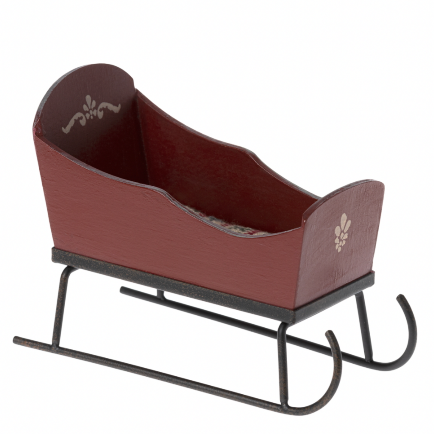 Maileg Sleigh for Mouse, Red (6662401687617)