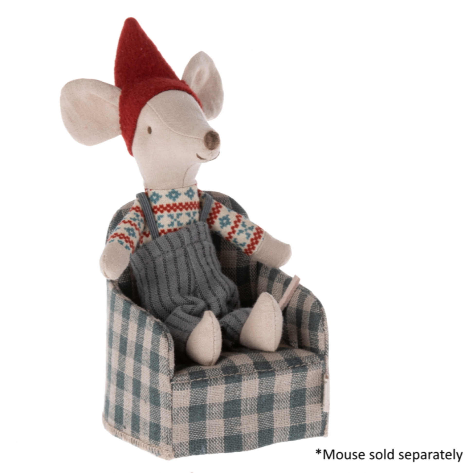Maileg Chair Mouse, Green (8014958657823)