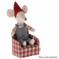 Maileg Chair Mouse, Red (8014959182111)