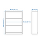 Ikea Billy Bookcase 80x28x106cm, White (4247879745601)