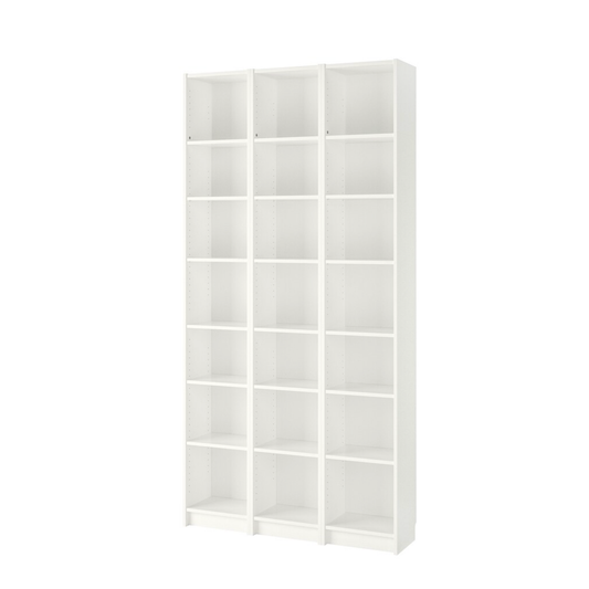 Ikea Billy Bookcase Extension Combo, 120x28x237cm, White (8129668776223)