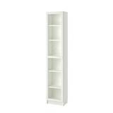 Ikea Billy Bookcase with Oxberg Glass Door, 40x30x202cm, White (8129591378207)