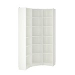 Ikea Billy Bookcase Corner, 120x28x202cm, White (8129682931999)
