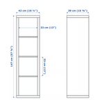 IKEA Kallax 1x4 Shelving Unit, 42x147cm, White (384852692)