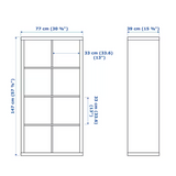 IKEA Kallax 2x4 Shelving unit, 77x147cm, White (384169948)