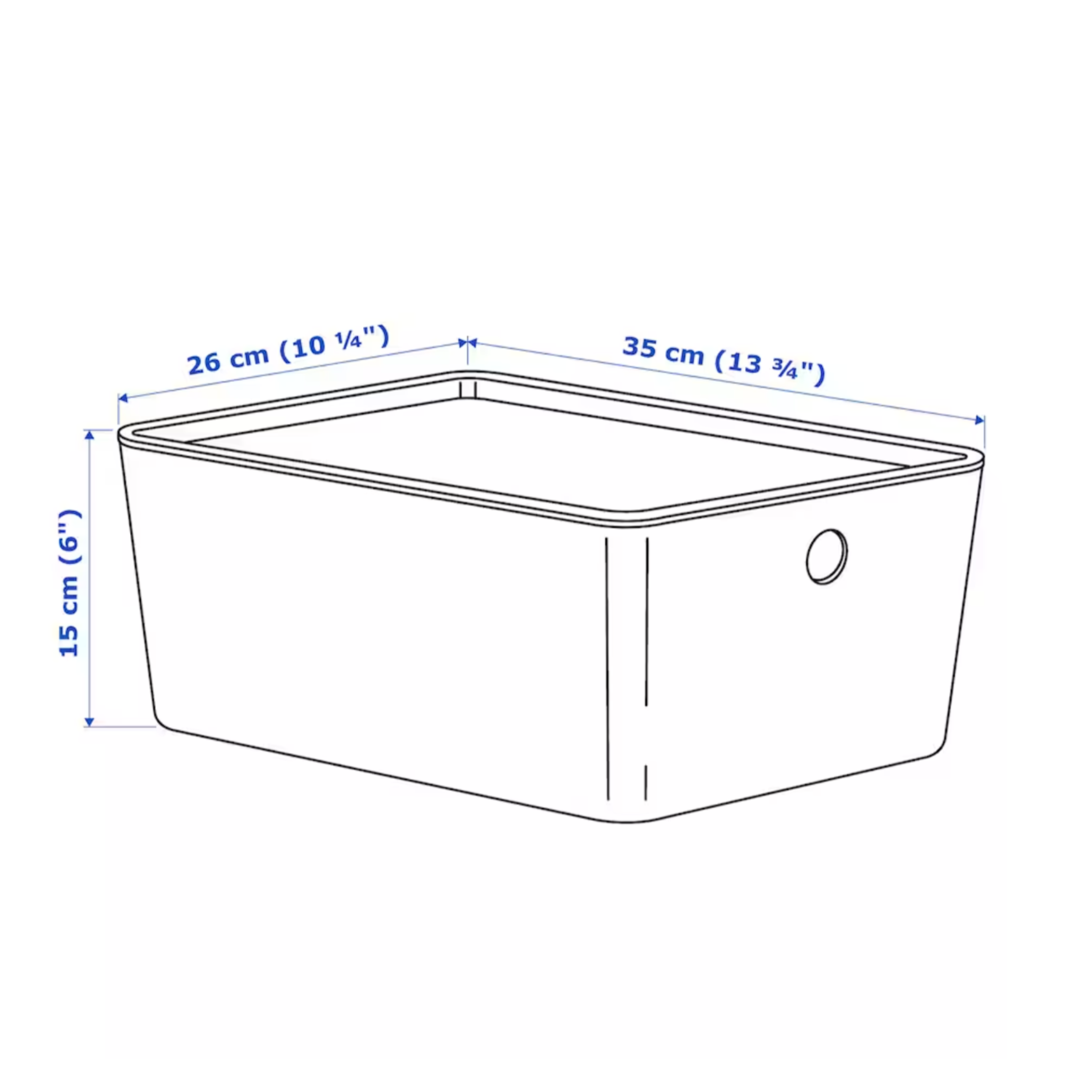 IKEA Kuggis Storage Box, Extra Large (6790572900417)
