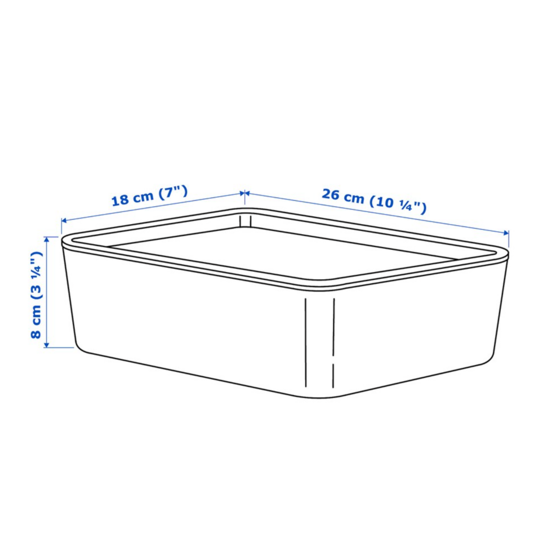 IKEA Kuggis Storage Box, Small (4494219903041)