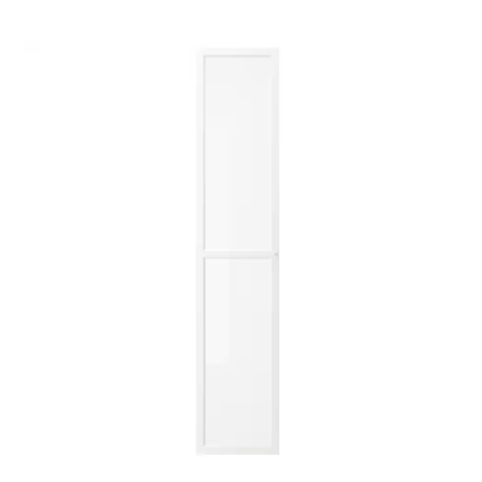 IKEA Billy/Oxberg Glass Door 40x192cm, White (4337341595713)