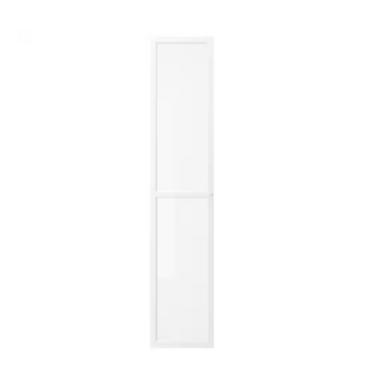 IKEA Billy/Oxberg Glass Door 40x192cm, White (4337341595713)