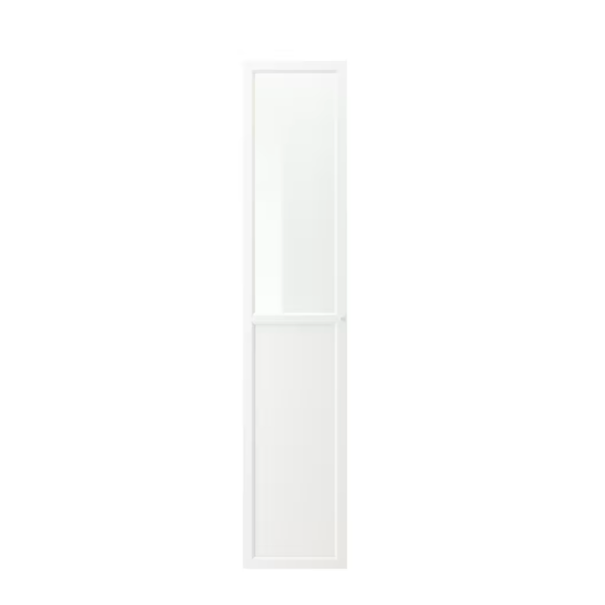 IKEA Billy/Oxberg Half Glass Door 40x192cm, White (6541175193665)