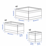 Ikea Skubb Drawer Organiser Boxes, Set of 6 (5818984133)