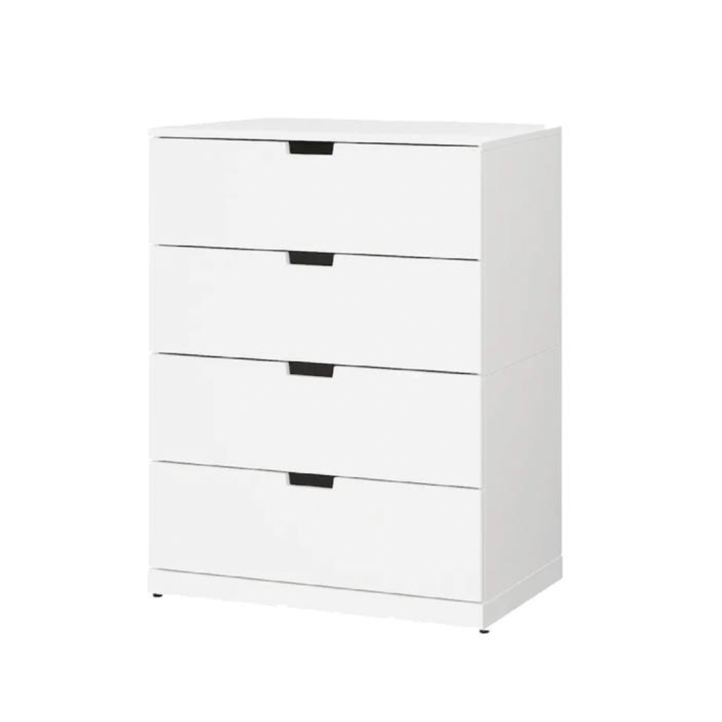 Ikea Nordli Chest of 4-Drawers, 80x99cm, White (8130908061983)