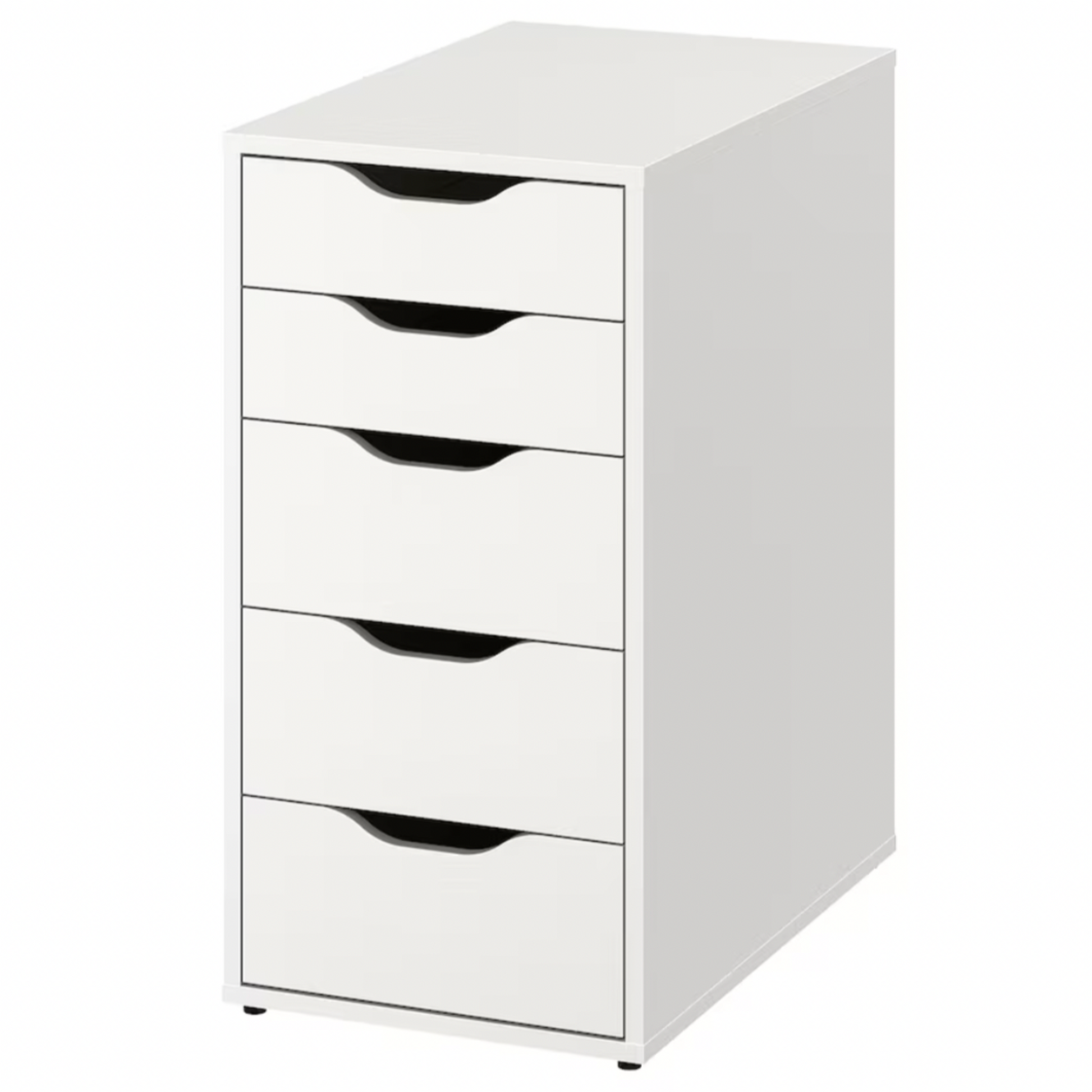 IKEA Alex 5-Drawer Unit, 36x58x70cm, White (1966203404353)