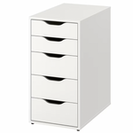 Ikea Lagkapten / Alex / Adils Desk Combo, 140x60x73cm, White (8130955313439)