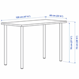 Ikea Lagkapten / Adils Desk Combo, 120x60x73cm, White (8130972647711)