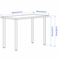 Ikea Lagkapten / Adils Desk Combo, 120x60x73cm, White (8130972647711)