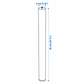 Ikea Adils Basic Pole Table Leg, 70cm, White (1966210547777)