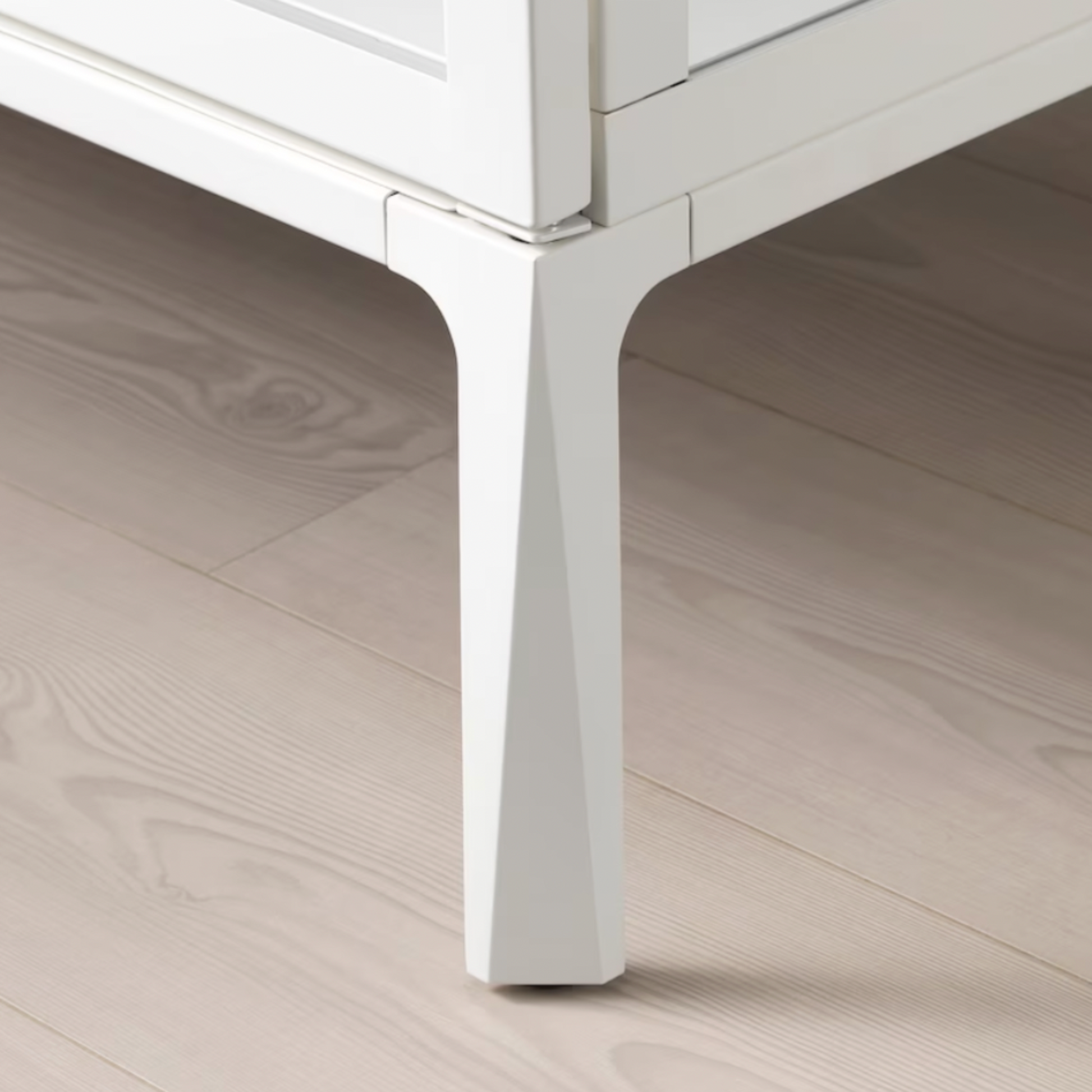 Ikea Milsbo Glass Door Cabinet 73x175cm White Nordic Chill