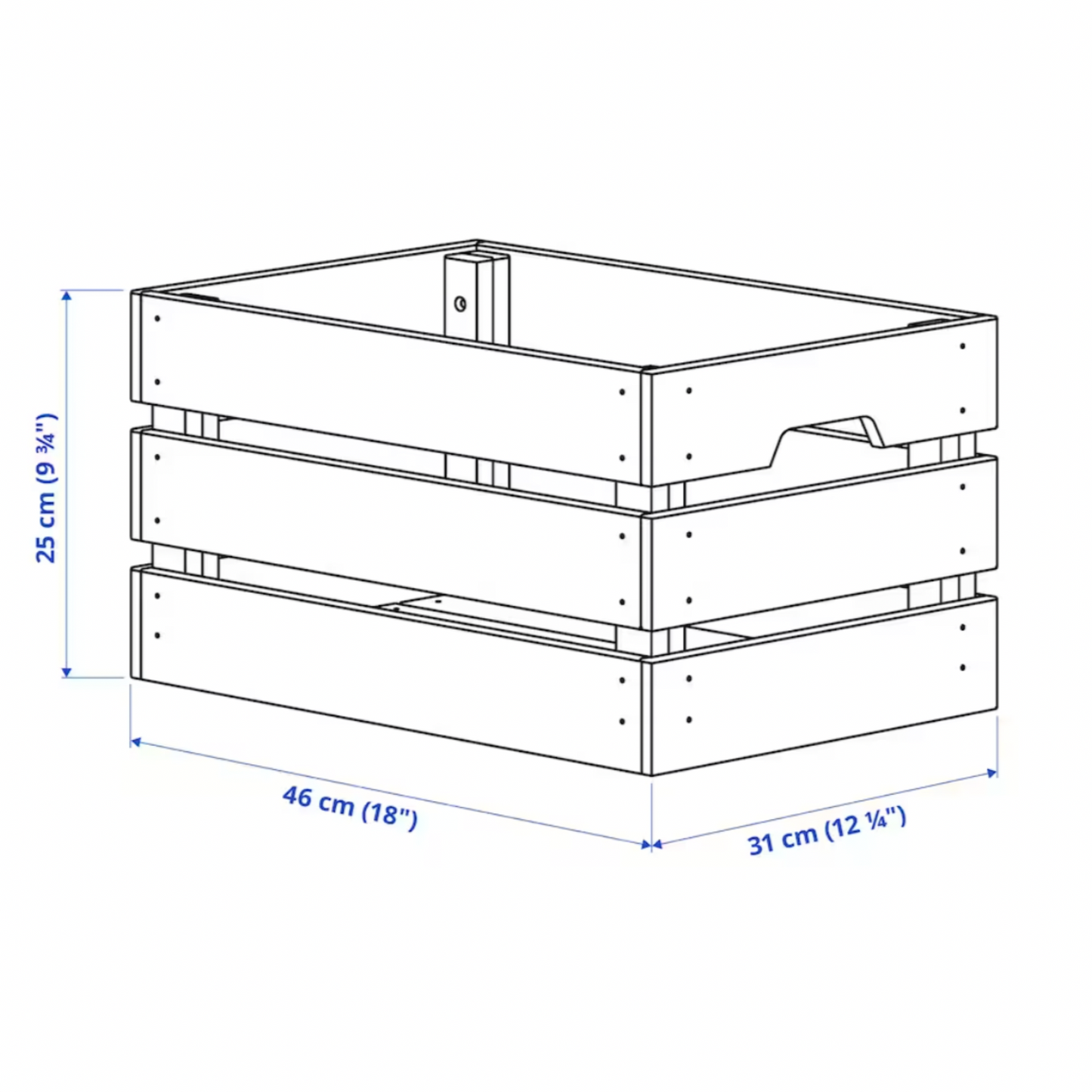 IKEA Knagglig Storage Box, Large (4572019949633)