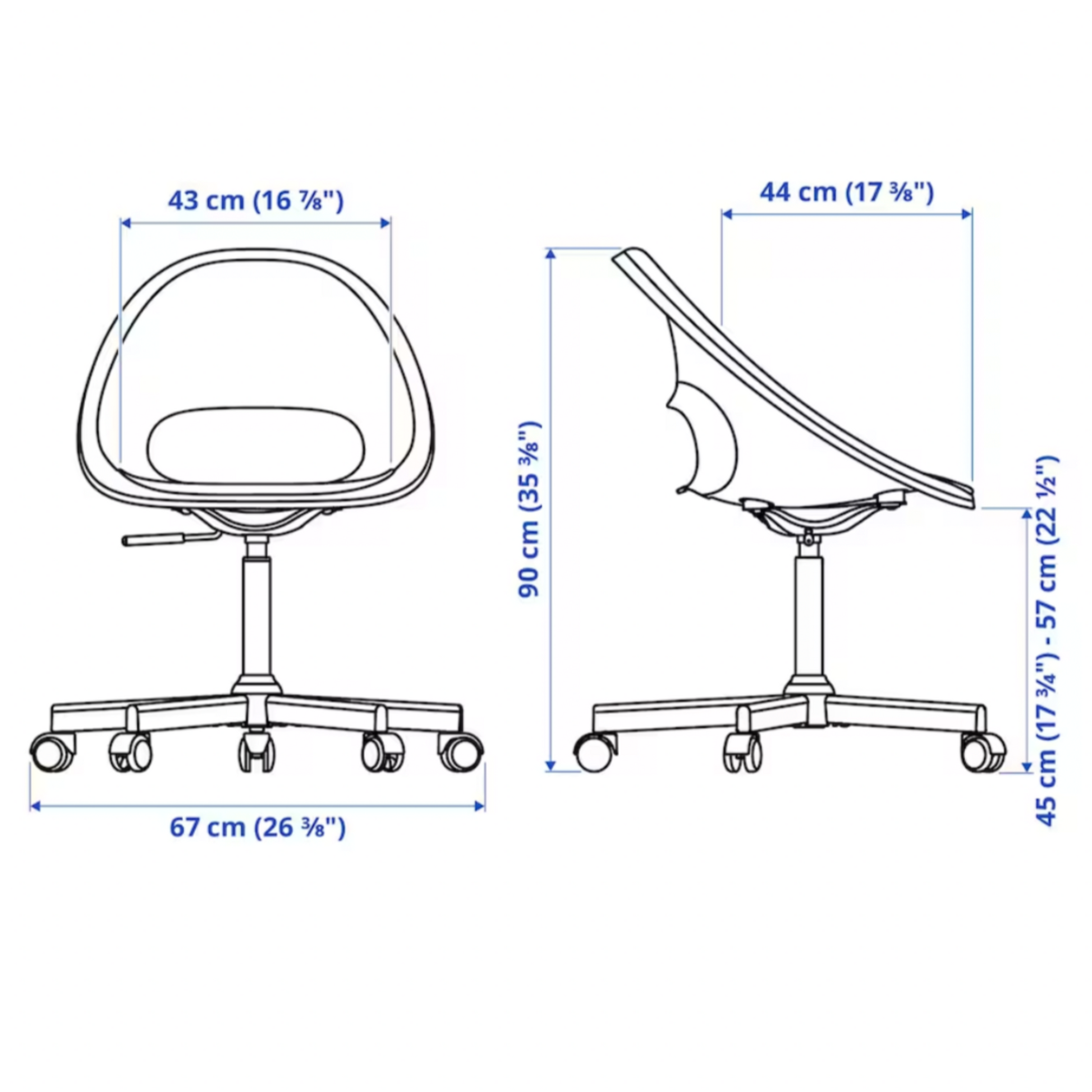 Loberget online swivel chair