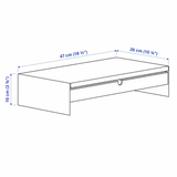 IKEA Elloven Computer Stand with Drawer (6554477887553)