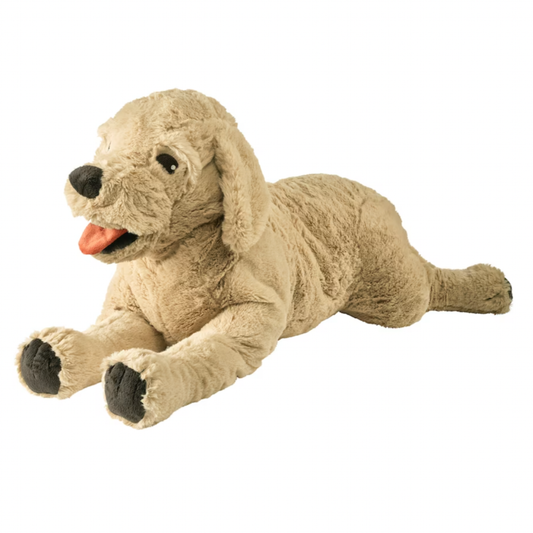 Ikea Gosig Golden Retriever Dog Soft Toy, Adult/70cm (8548833198367)