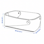 IKEA Pudda Storage Basket Felt, Small (4495787327553)