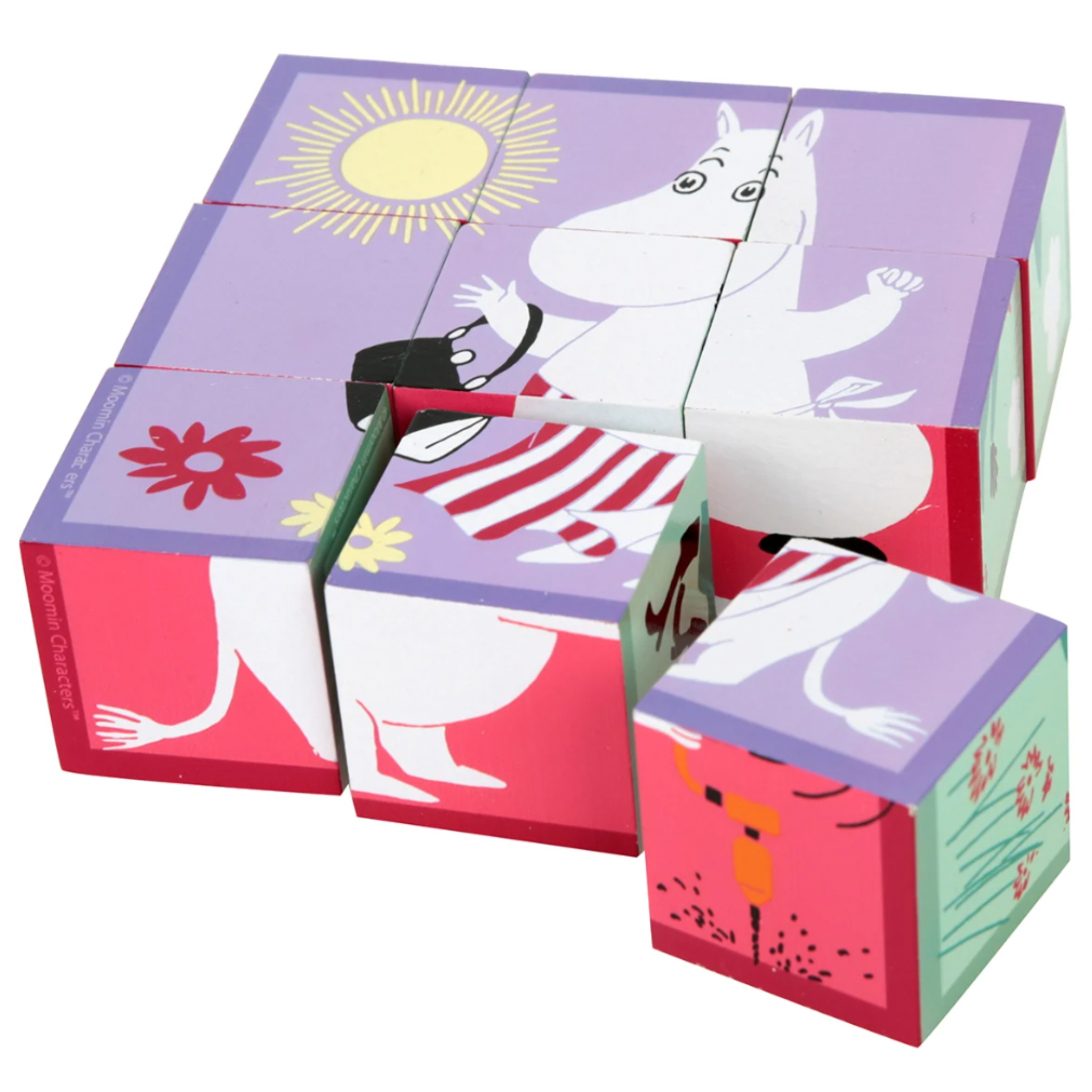 Moomin Cube Puzzle 9 Pieces (8081041260831)
