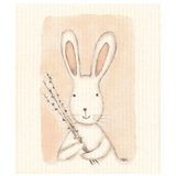 100% Biodegradable Dishcloth, Bunny with Willow (8143402205471)