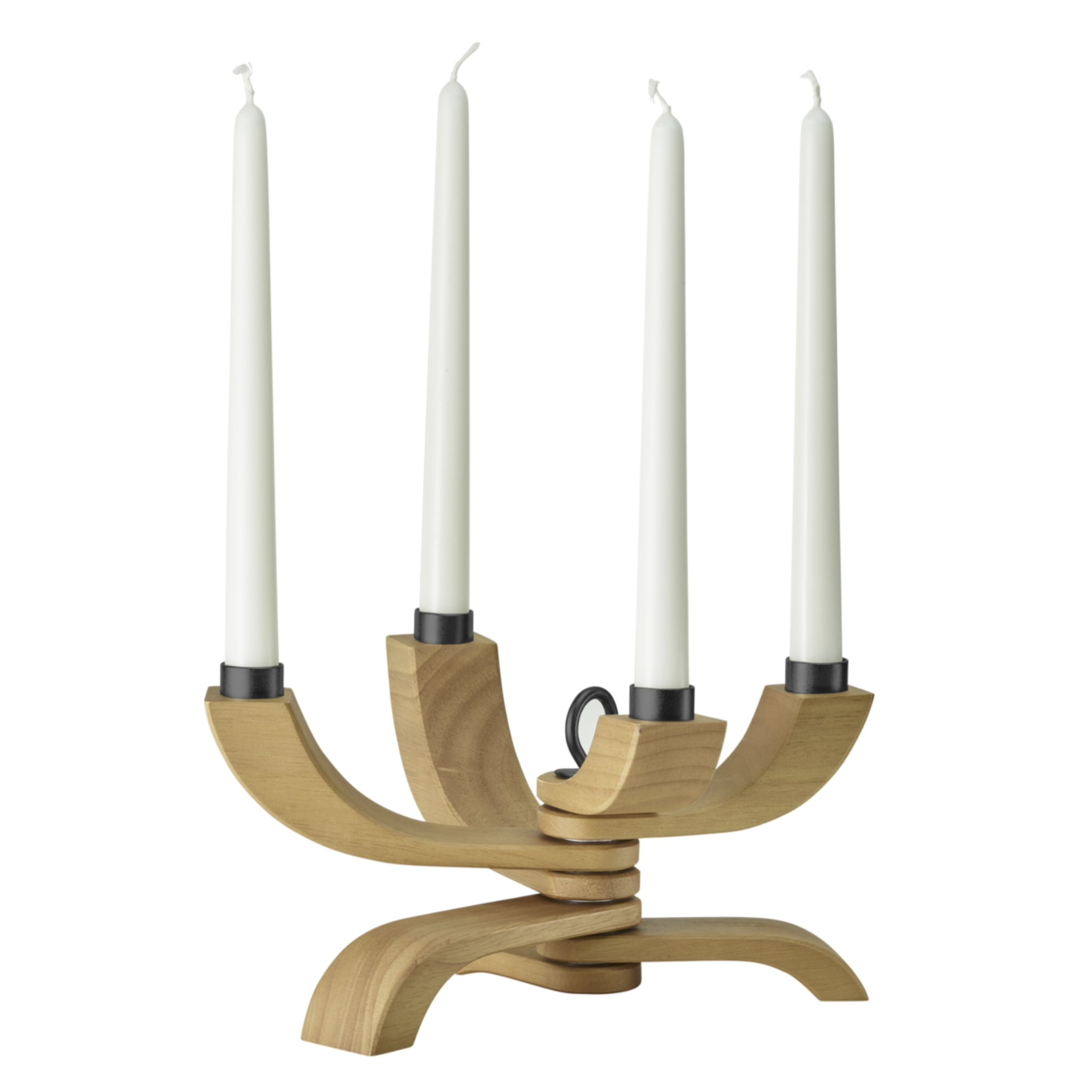 Design House Stockholm Nordic Light 4-arms Candleholder, Wood (8158265934111)