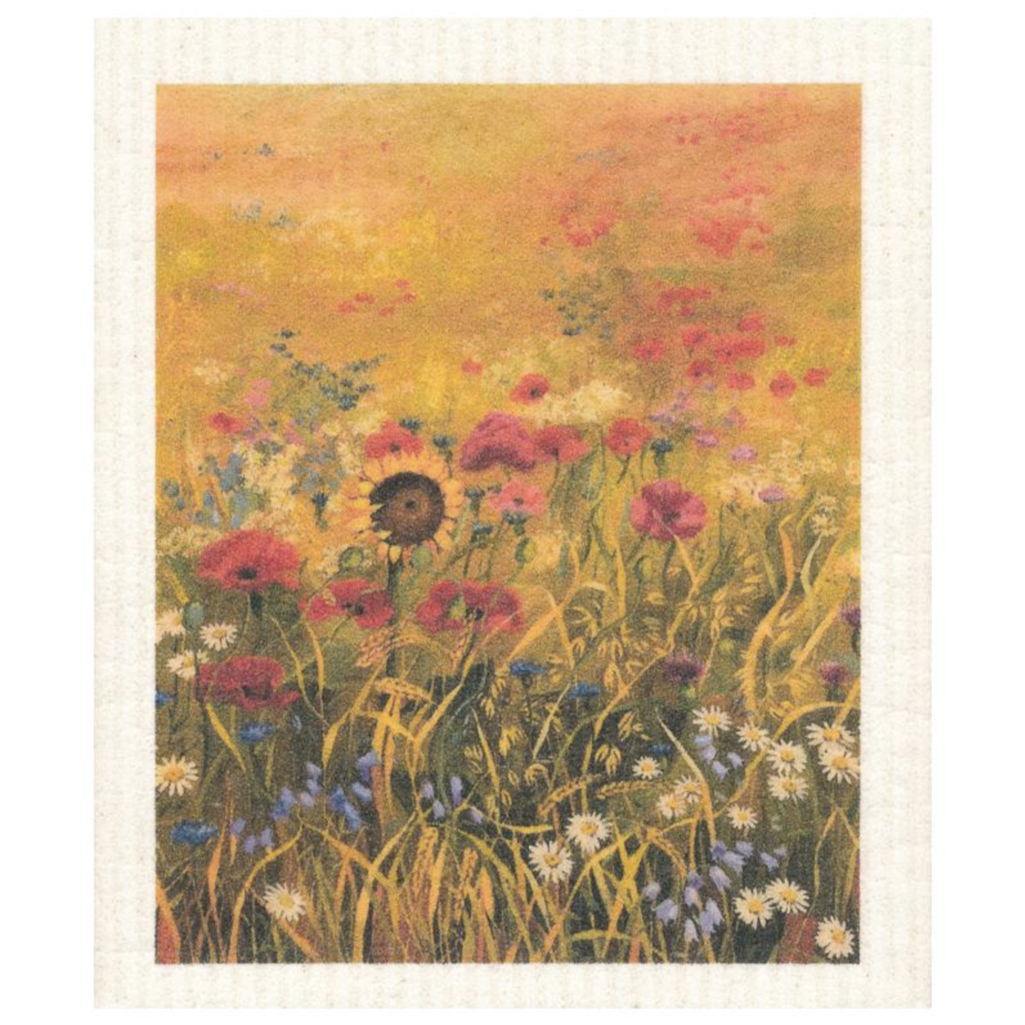 100% Biodegradable Dishcloth, Field of Flowers (8239745761567)