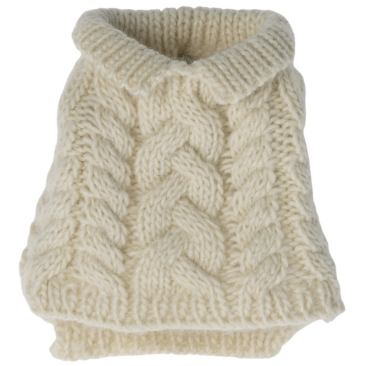 Maileg Puppy Supply Sweater, Off-White PRE-ORDER eta Nov 23 (8460674859295)