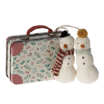 Maileg Snowman Ornament 2ocs in a Suitcase PRE-ORDER eta Oct 23 (8491286266143)