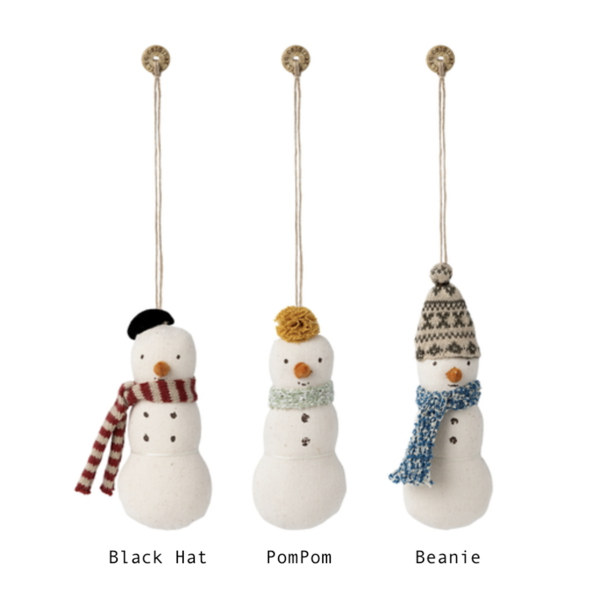 How To Make Hats For Cute Snowman Ornaments - My Humble Home and Garden