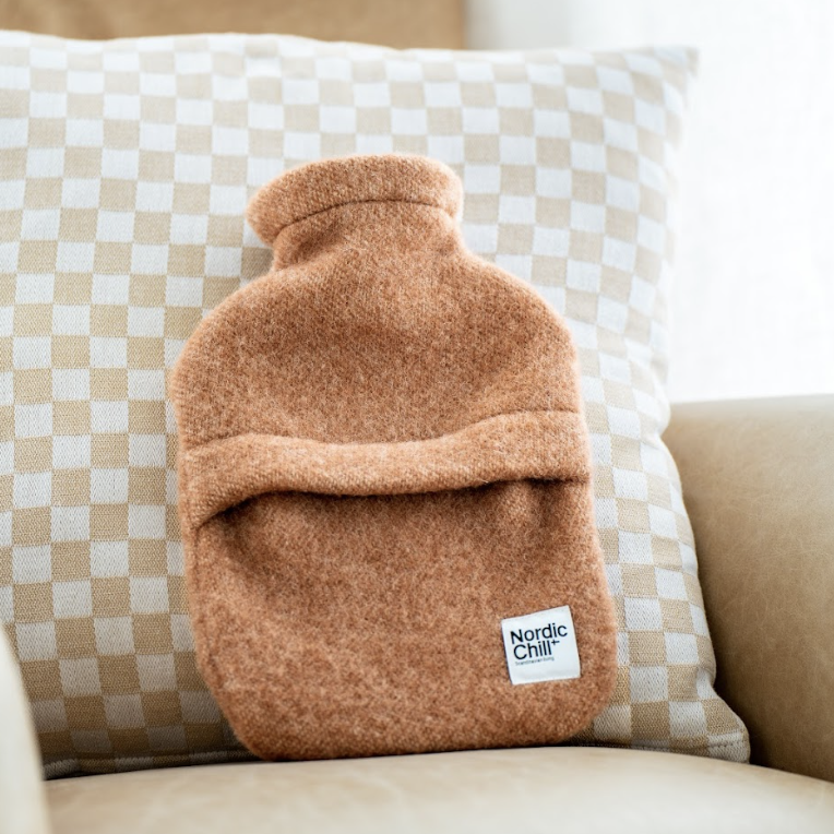 Hygge Wool Hot Water Bottle Cover, Cinnamon (8936719384863)